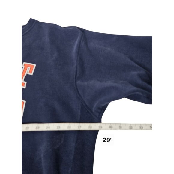 VTG 90s Syracuse University Reverse Weave Crewneck Sweatshirt Size XXXL 3XL Blue - Picture 12 of 13